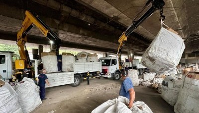 La Ciudad desalojó un predio que ocupaba una cooperativa vinculada a Grabois