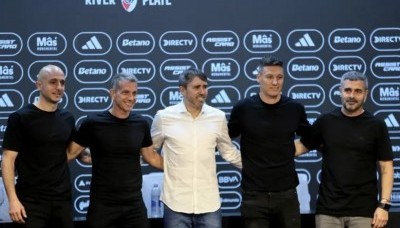 Coudet fue presentado como DT de River: “No vine a un cumpleaños”