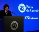 Milei anunció la baja de retenciones al trigo, a la cebada y a la soja