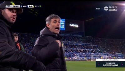 Escándalo en Liniers: Vaccari y su ayudante quisieron agarrarse a piñas con los Barros Schelotto