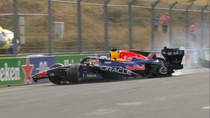 Colapinto (Alpine) terminó decimocuarto en un accidentado Gran Premio de Países Bajos