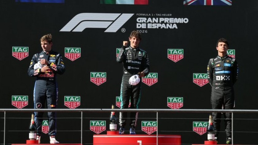 Colapinto brilló y quedó séptimo en el Gran Premio de España de Fórmula 1