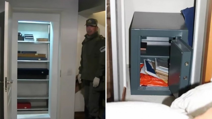 Mostraron las cajas fuertes de Cristina y advierten “había mucha documentación y cosas de valor